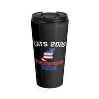 cats 2020 stainless steel travel mug