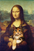 Da Vinci Cat Painting