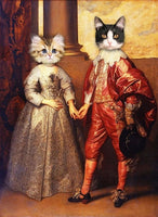 Renaissance cat painting.
